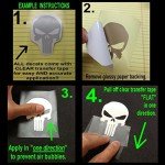 Reflective Bloody Hands Decals for Helmets & Bumpers