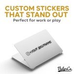 Custom Vinyl Stickers for Social Media Platforms