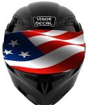 American Flag Graphic Sticker for Motocross Helmets