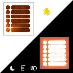 High Visibility Reflective Decals for Helmets & Bikes