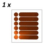 High Visibility Reflective Decals for Helmets & Bikes