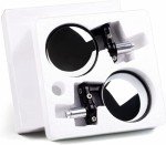 Universal 3" Round Black Handlebar Motorcycle Mirrors