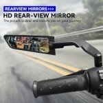 Adjustable Stealth 360° Motorcycle Rear View Mirrors