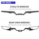 Adjustable Stealth 360° Motorcycle Rear View Mirrors