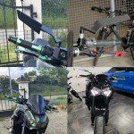 Adjustable Stealth 360° Motorcycle Rear View Mirrors