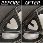 Universal Tire Valve Stem Caps for Motorsports - 12pcs