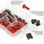 Colorful Motorcycle Fairing Bolt Kit - 177 Pcs