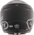 6D ATR-2 Matte Black Motocross Helmet - Large