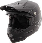 6D ATR-2 Matte Black Motocross Helmet - Large