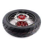 KKE Supermoto Wheels and CST Tire for XR650L