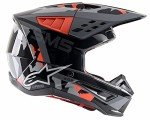 Alpinestars M5 Rover Helmet - Anthracite/Red Fluo/Camo