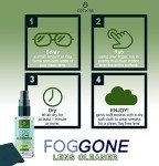 Anti-Fog Spray & Microfiber Cloth Combo Set