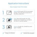 Custom Vinyl Decal Stickers for Motocross Helmets