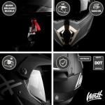 Westt Dual Sport Off-Road Motorcycle Helmet