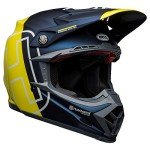 BELL Moto-9 Flex Dirt Helmet - Blue/Hi-Viz