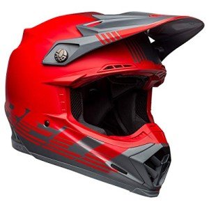 BELL Moto-9 Flex Helmet - Matte Gray/Red