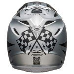 BELL Moto-9 Flex Dirt Helmet - Matte Silver/Black