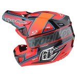 Troy Lee Designs SE5 Carbon Motocross Helmet - Red