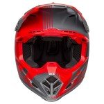 BELL Moto-9 Flex Helmet - Matte Gray/Red