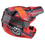 Troy Lee Designs SE5 Carbon Motocross Helmet - Red