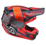 Troy Lee Designs SE5 Carbon Motocross Helmet - Red