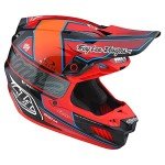 Troy Lee Designs SE5 Carbon Motocross Helmet - Red