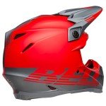 BELL Moto-9 Flex Helmet - Matte Gray/Red