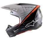 Alpinestars Matte Black/White/Orange Fluo Helmet