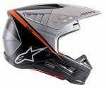 Alpinestars Matte Black/White/Orange Fluo Helmet