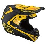 Troy Lee Designs SE4 Carbon Motocross Helmet - Black/Yellow