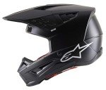 Alpinestars M5 Solid Black Matte Motocross Helmet