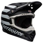 BELL Moto-9 MIPS Matte Black/White Helmet - Large