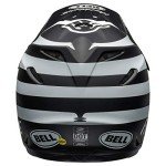 BELL Moto-9 MIPS Matte Black/White Helmet - Large