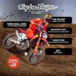 Troy Lee Designs GP MX Helmet - Overload Black/White