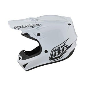 Troy Lee Designs SE4 Mono White Motocross Helmet