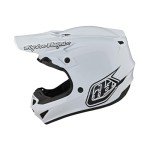 Troy Lee Designs SE4 Mono White Motocross Helmet