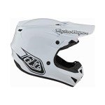 Troy Lee Designs SE4 Mono White Motocross Helmet