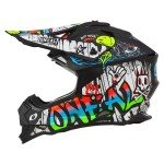 O'Neal 2SRS Adult Motocross Helmet Black/White
