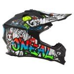 O'Neal 2SRS Adult Motocross Helmet Black/White