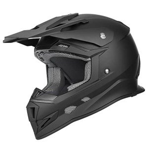 GLX GX23 Matte Black Off-Road Full Face Helmet