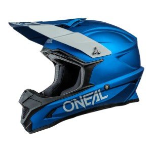 SRS Blue Motocross Helmet, Large Size