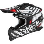 O'Neal 2 SRS Glitch Helmet, Black/White, Large