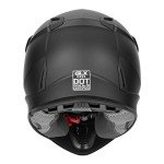 GLX GX23 Matte Black Off-Road Full Face Helmet