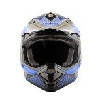 1Storm Flying Blue Motocross Helmet for Adults