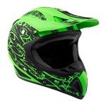 Typhoon Adult MX Helmet Combo - Matte Green