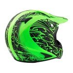 Typhoon Adult MX Helmet Combo - Matte Green