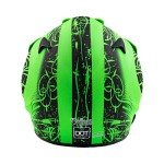 Typhoon Adult MX Helmet Combo - Matte Green