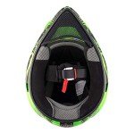Typhoon Adult MX Helmet Combo - Matte Green