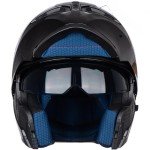 Bright Black Dual Visor Full Face Motocross Helmet