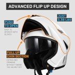 Westt Modular Motorcycle Helmet with Dual Visor